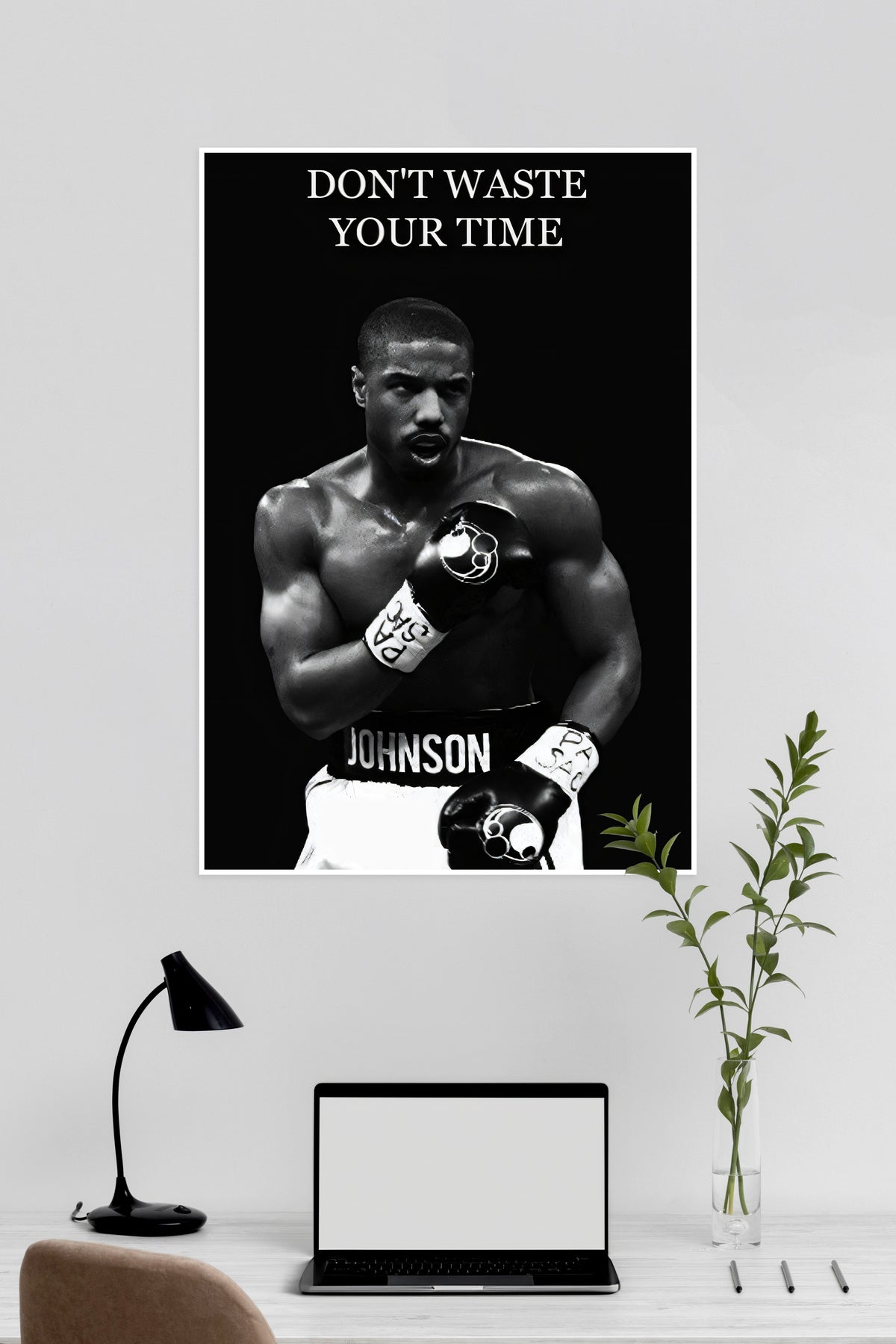 Dont Waste Your Time | Gym Poster | Motivational Poster - A4