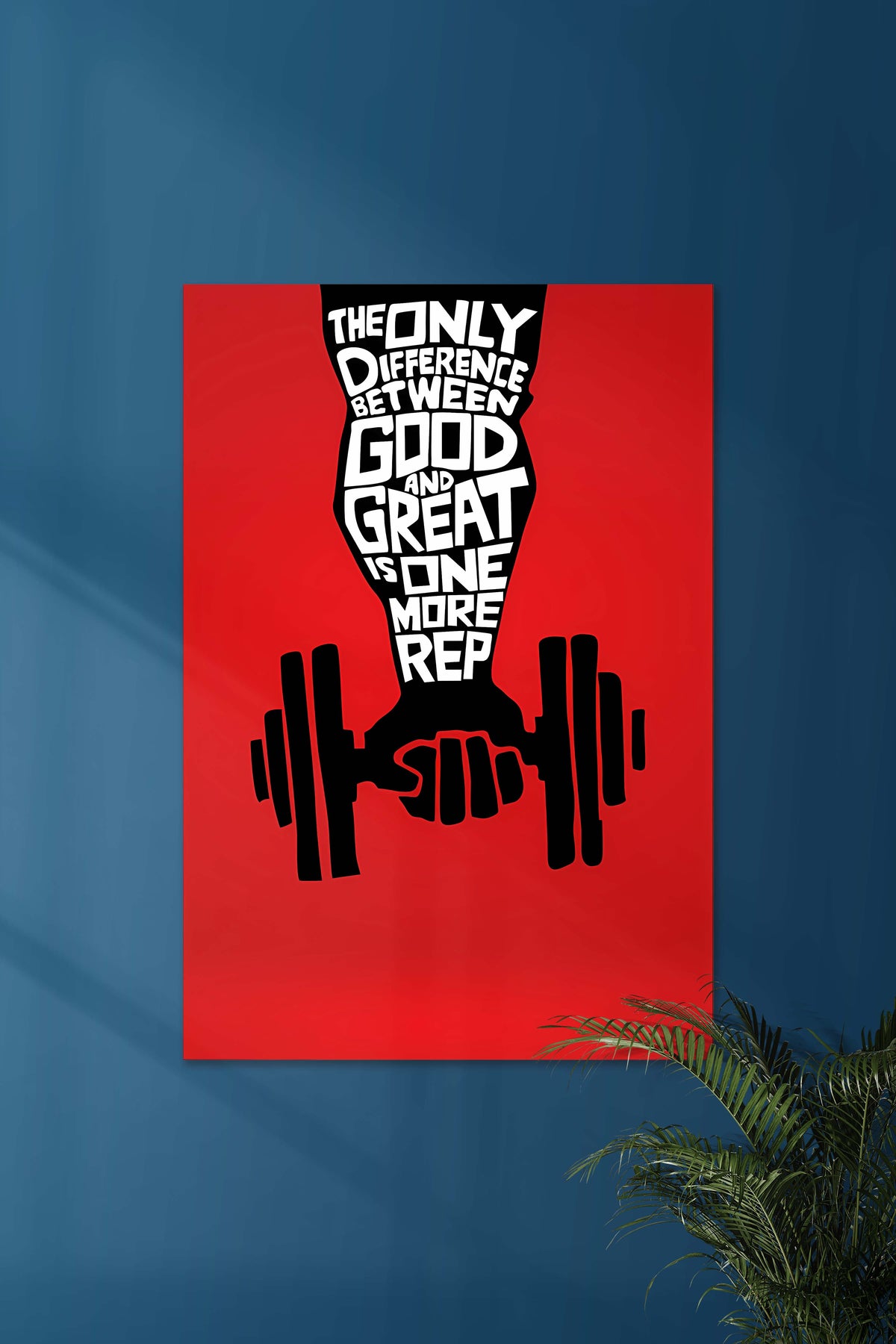ONE MORE REP | GYM | Motivational Poster - A4
