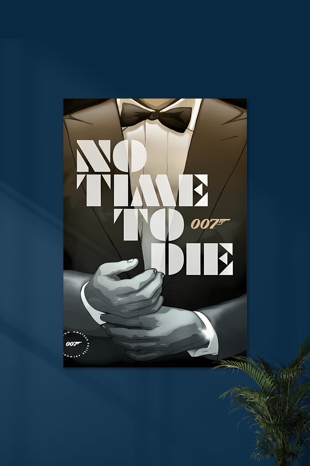 NO TIME TO DIE 007 DANIAL CRAIG | JAMES BOND | MOVIE POSTERS - A4