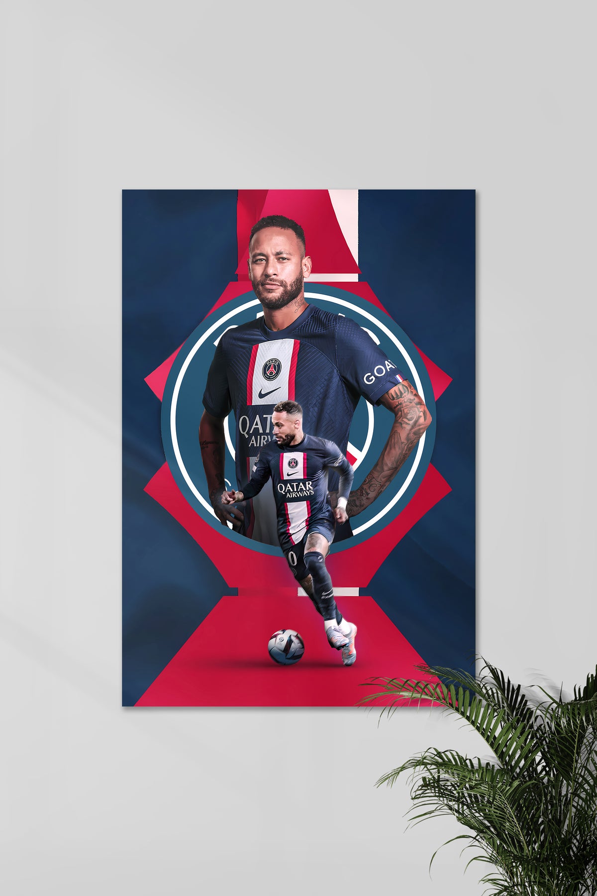 NEYMAR #01 | PSG | FootBall Poster - A4