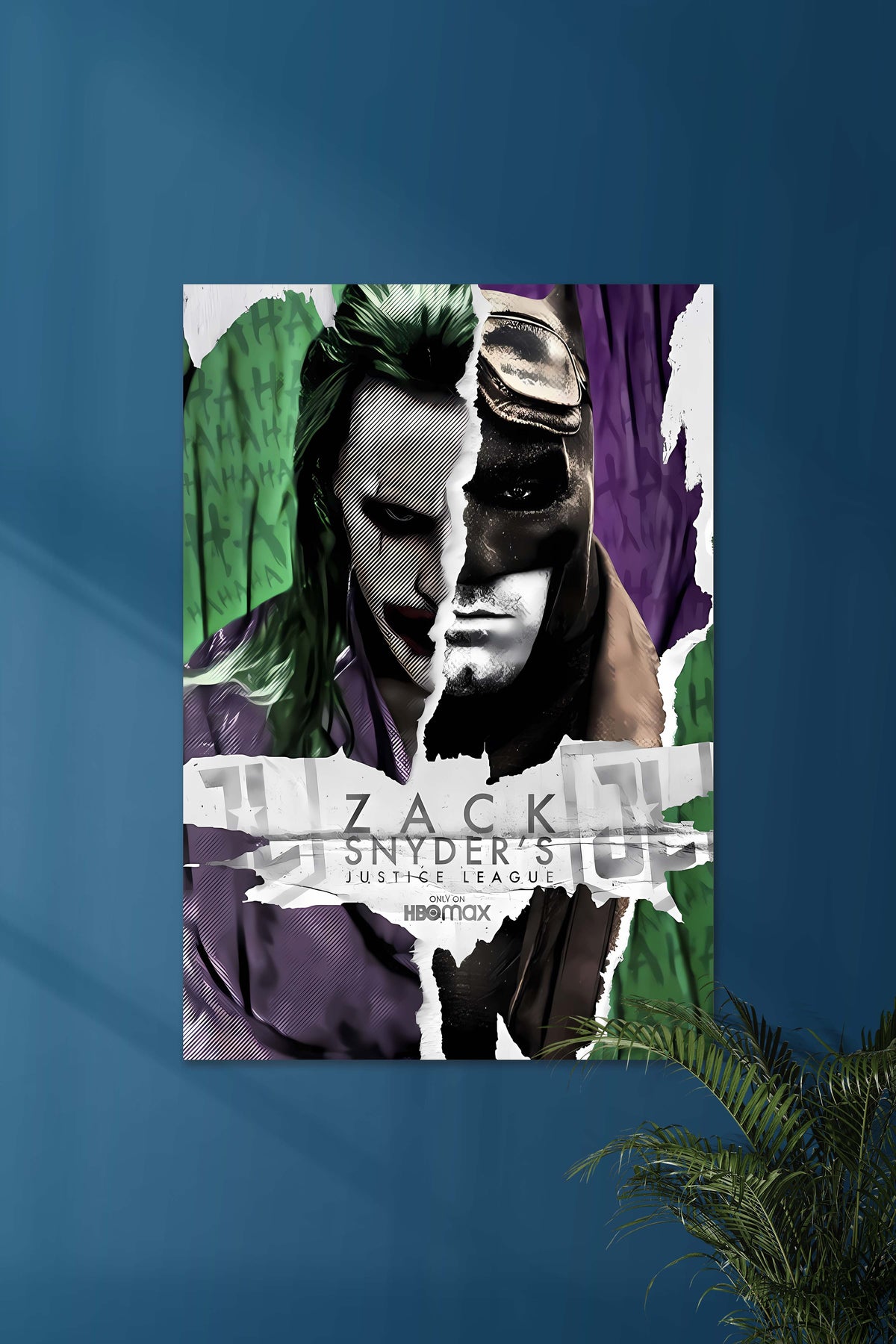 JOKER vs BATMAN | ZACK SNYDER JUSTICE LEAGUE | DCU POSTER - A4