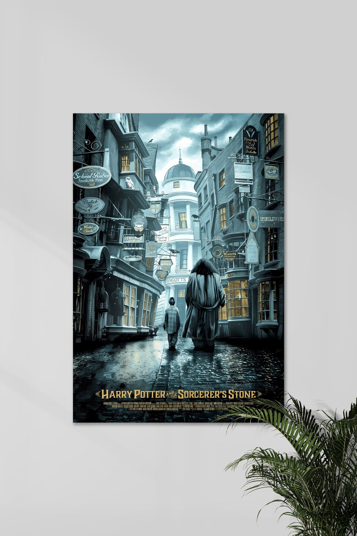 Harry Potter and Rubeus Hagrid  | HARRY POTTER | MOVIE POSTERS - A4