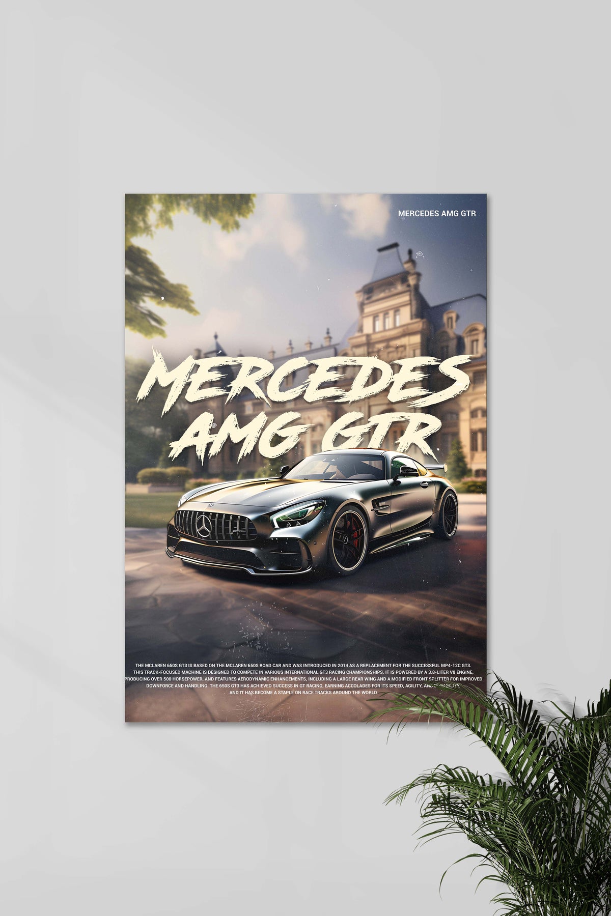MERCEDES AMG GTR | CONCEPT CARS #04 | CAR POSTERS - A4