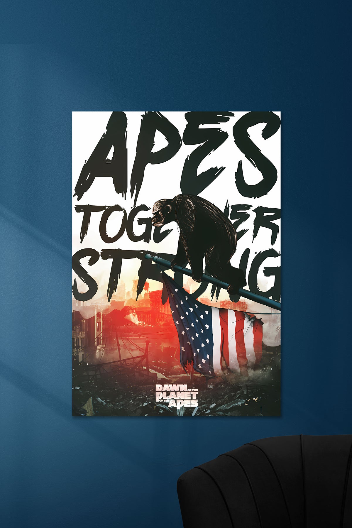 Dawn of the Planet of the Apes | Movie Poster - A4