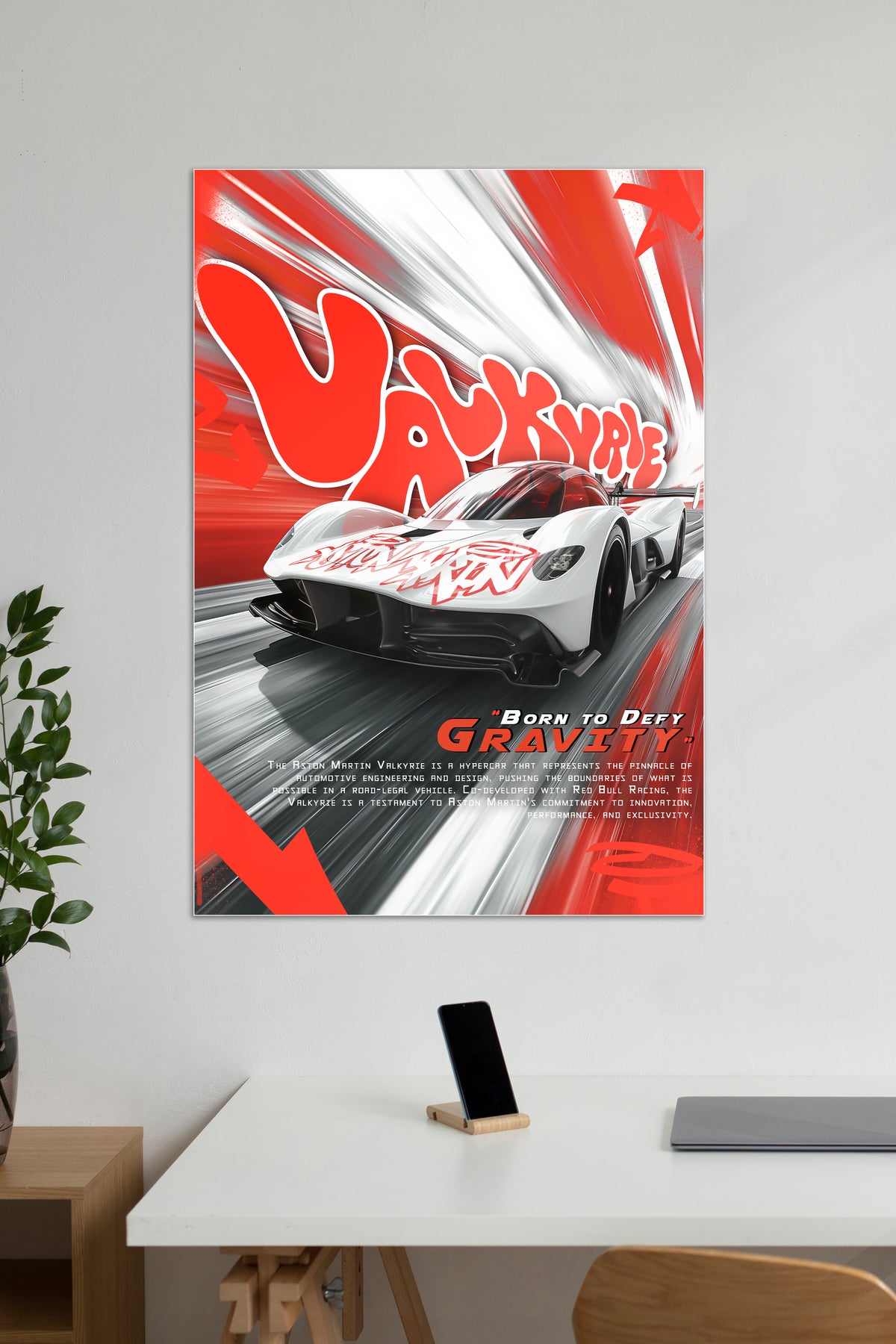 ASTON MARTIN VALKYRIE | CONCEPT CARS #08 | CAR POSTERS - A4