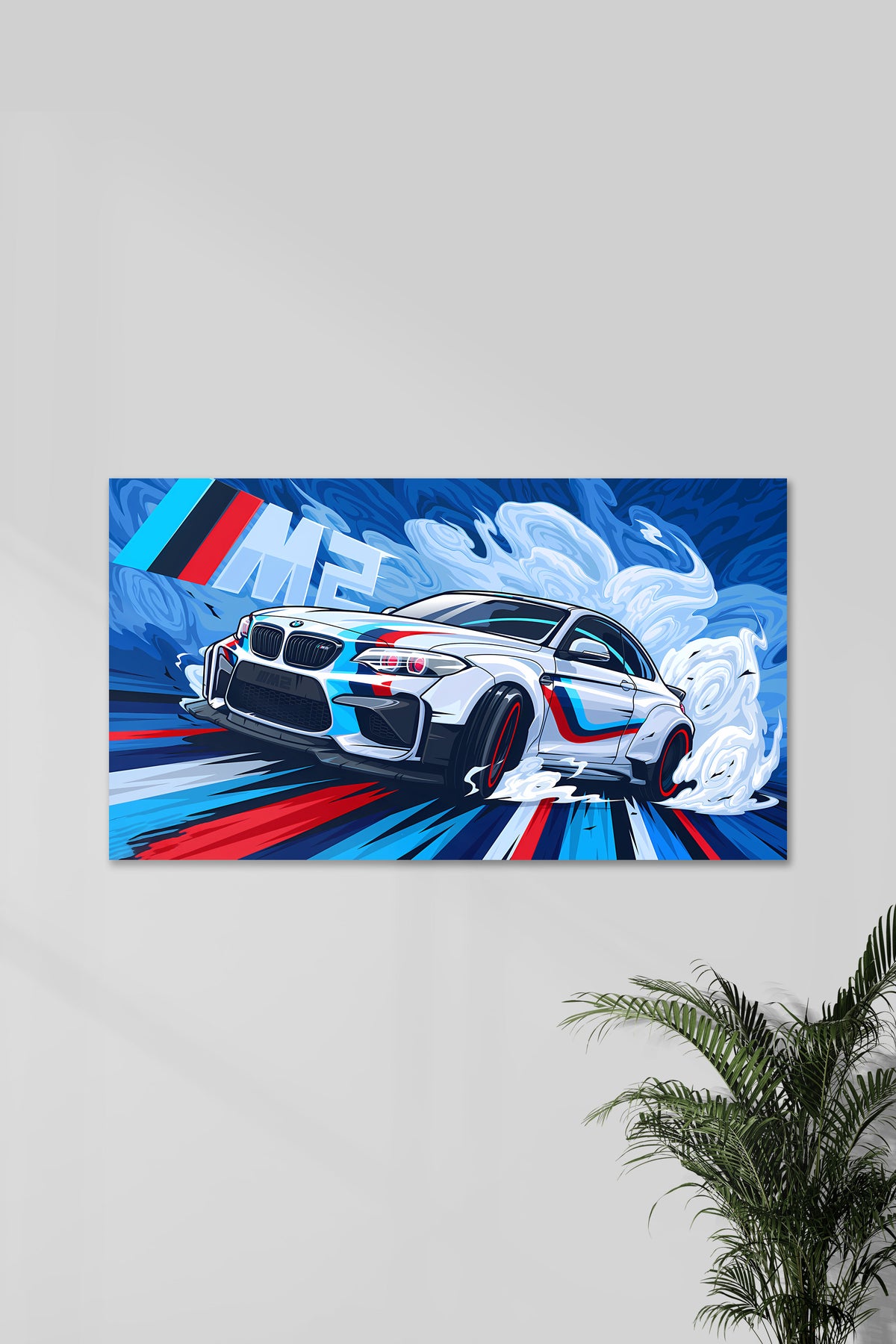 BMW M2 | VECTOR STYLE CARS #01 | CAR POSTERS - A4