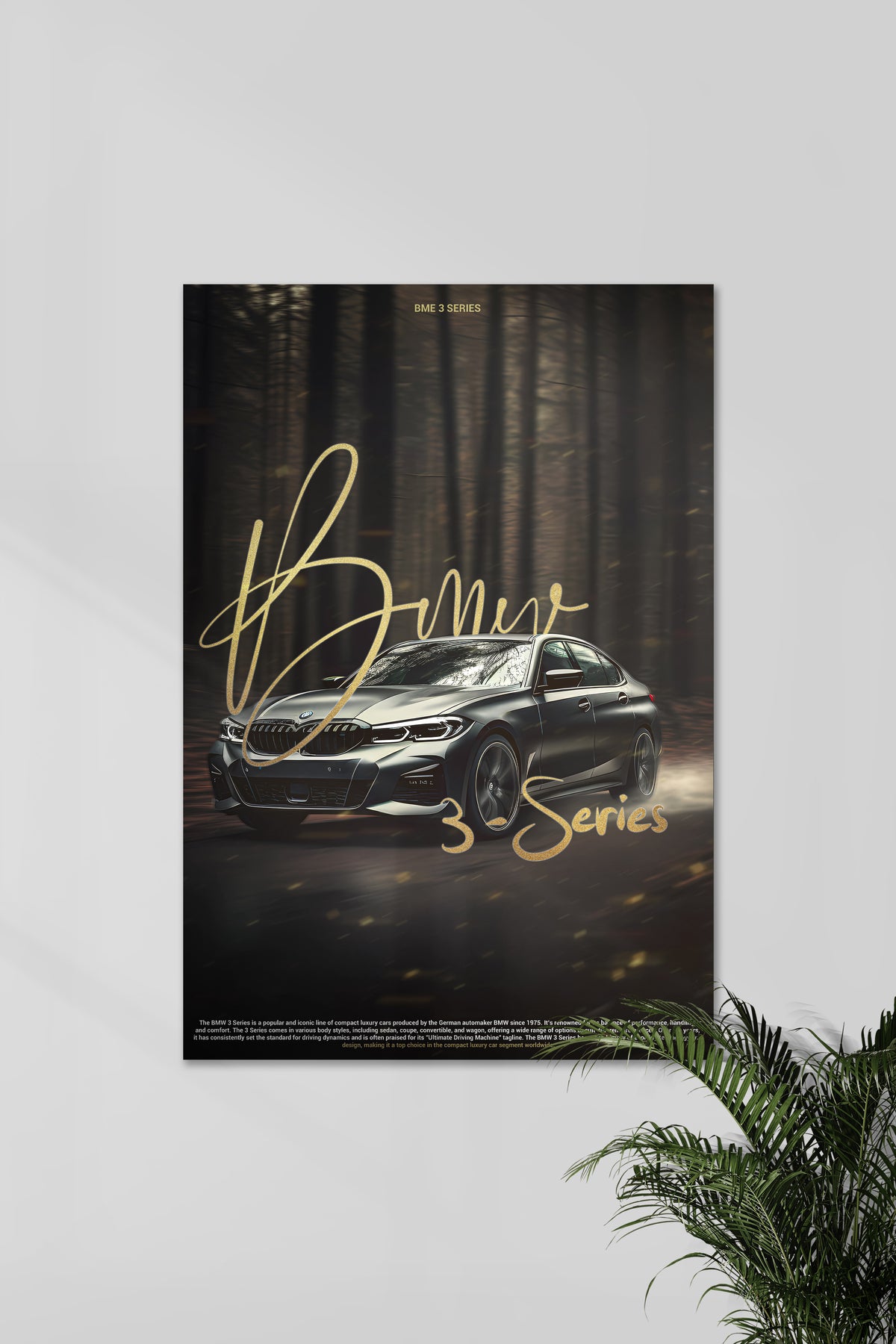 BMW 3 SERIES | CONCEPT CARS #05 | CAR POSTERS - A4