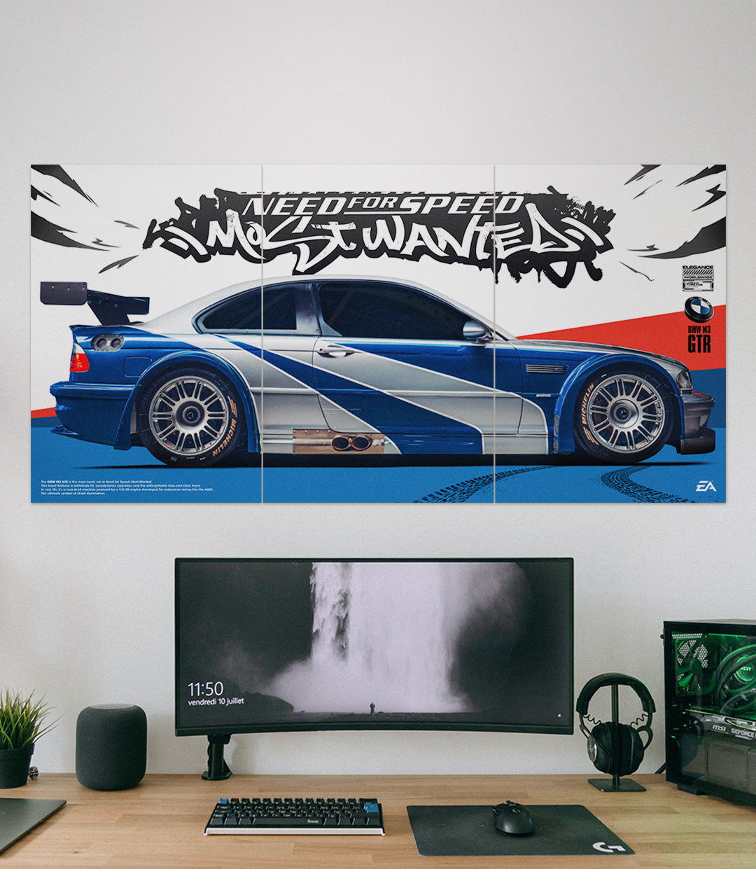 MOST WANTED x BMW M3 GTR | NFS | Car Set | 3 Piece Set — view 2