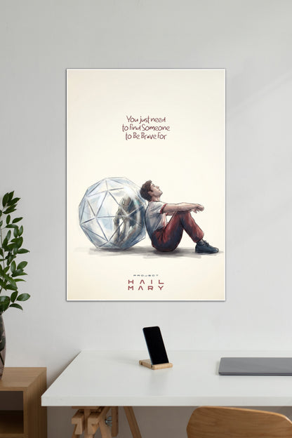 Be Brave | Project Hail Mary | Movie Poster