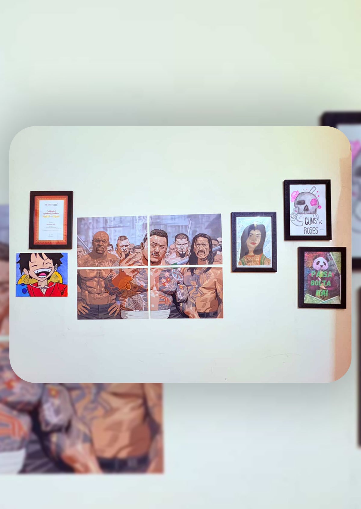 Customize Your Wall 4 Piece Split Art Set (2×2 Grid)