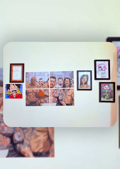 Customize Your Wall 4 Piece Split Art Set (2×2 Grid)