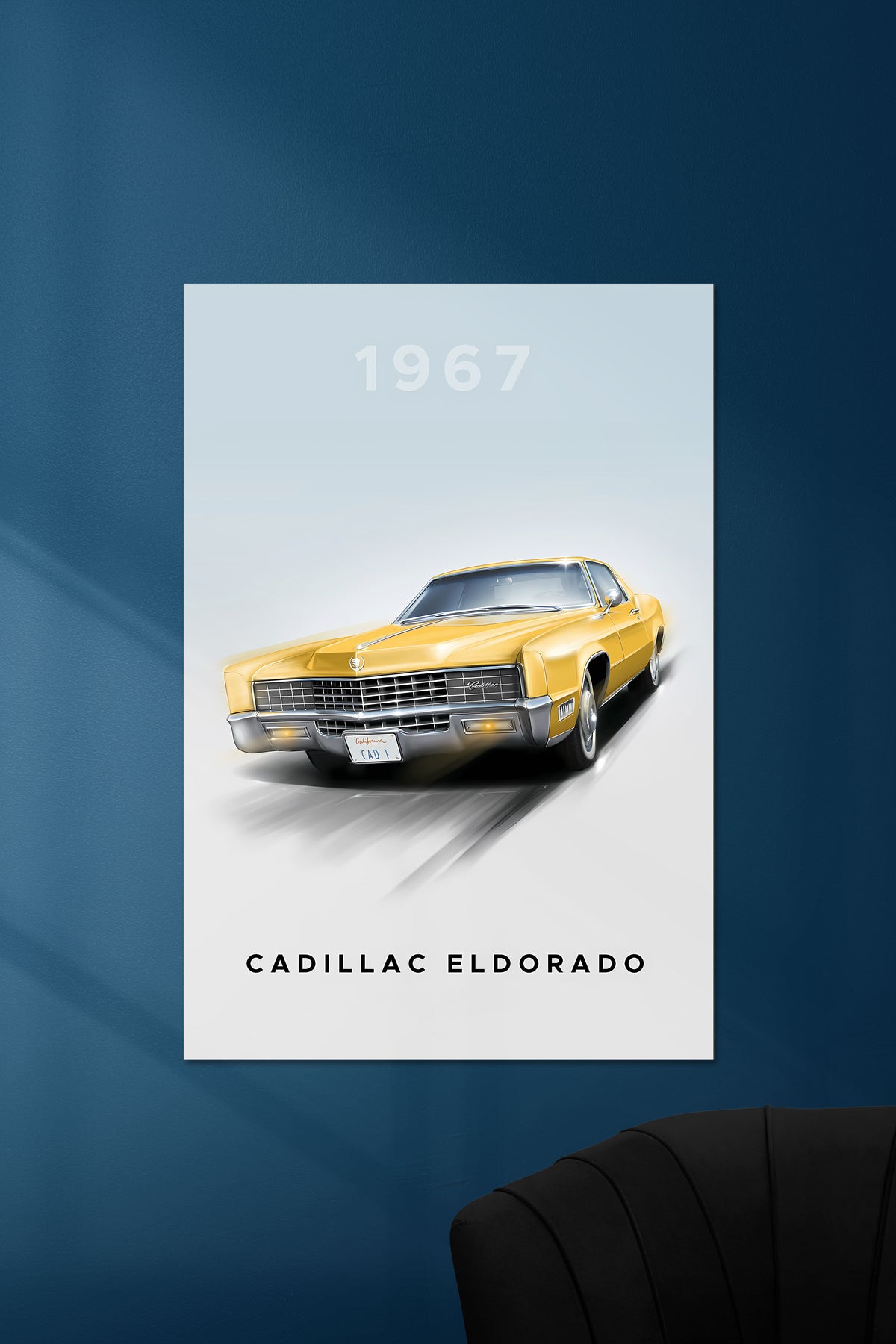 CADILLAC ELDORADO | VINTAGE CAR #1 | CAR POSTERS - A4