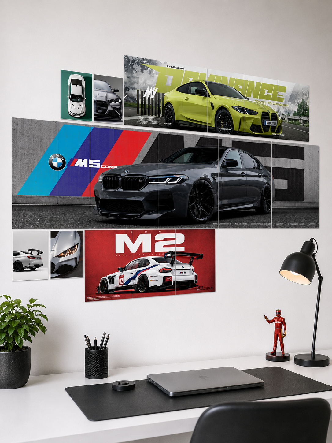 BMW M Series Wall Setup | 17 Piece A4 A3 A5 Mix Pack