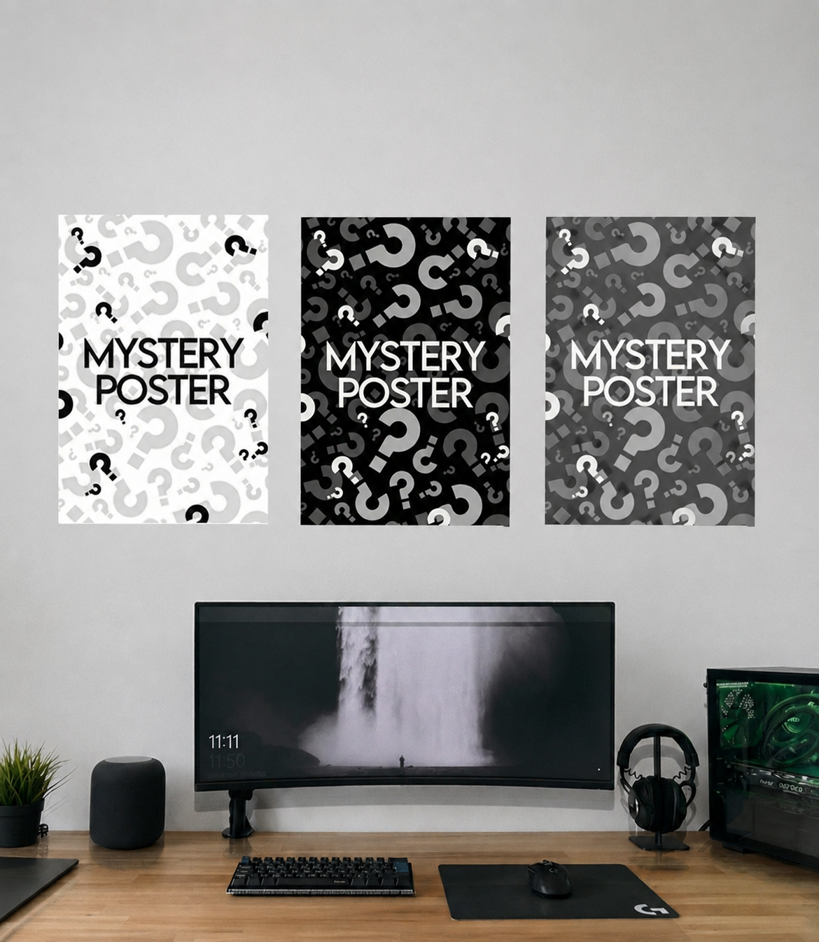 The Mystery Poster X 3 – Surprise Wall Combo