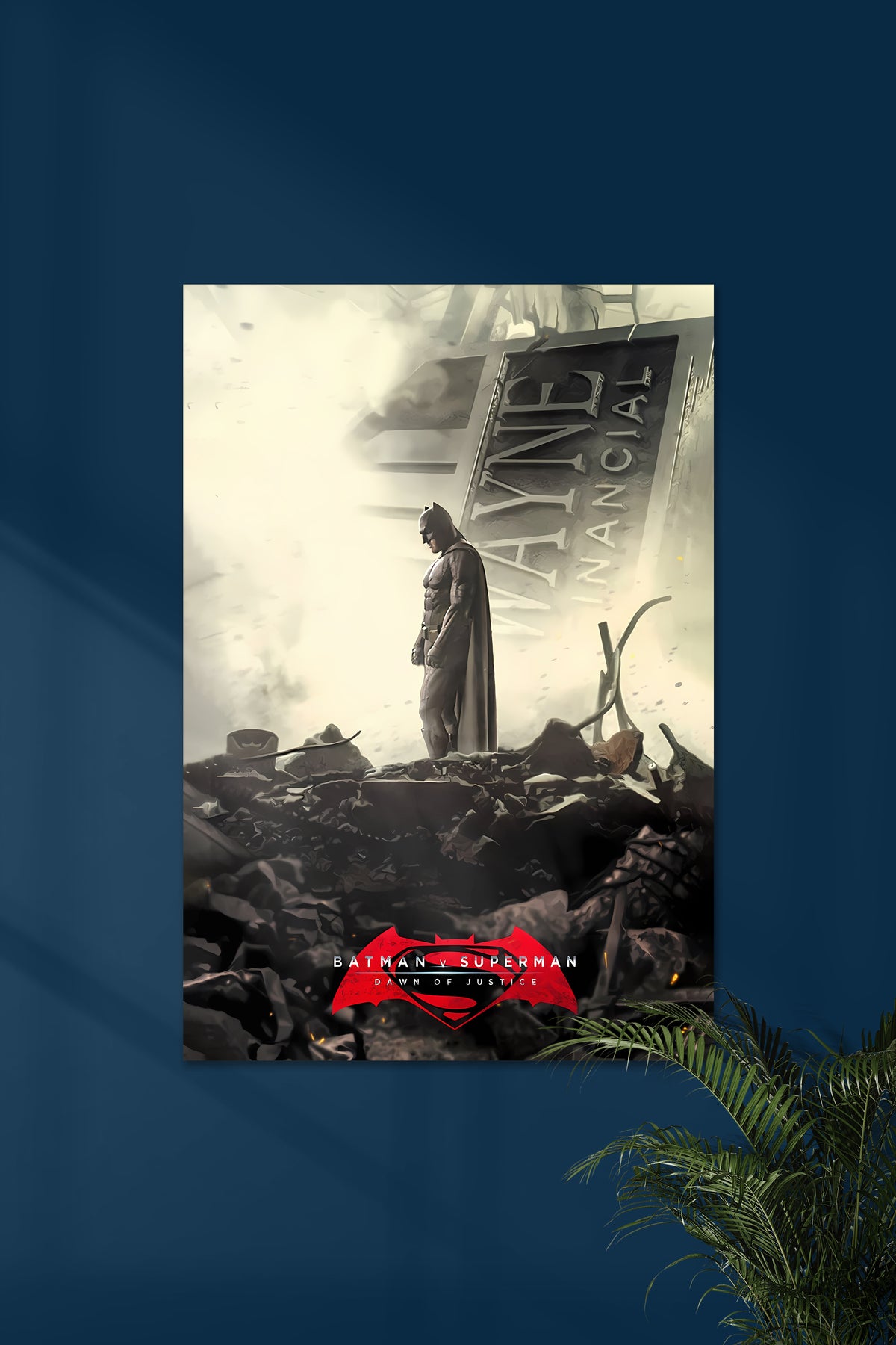 DAWN OF JUSTICE | BATMAN V SUPERMAN | DCU POSTER - A4