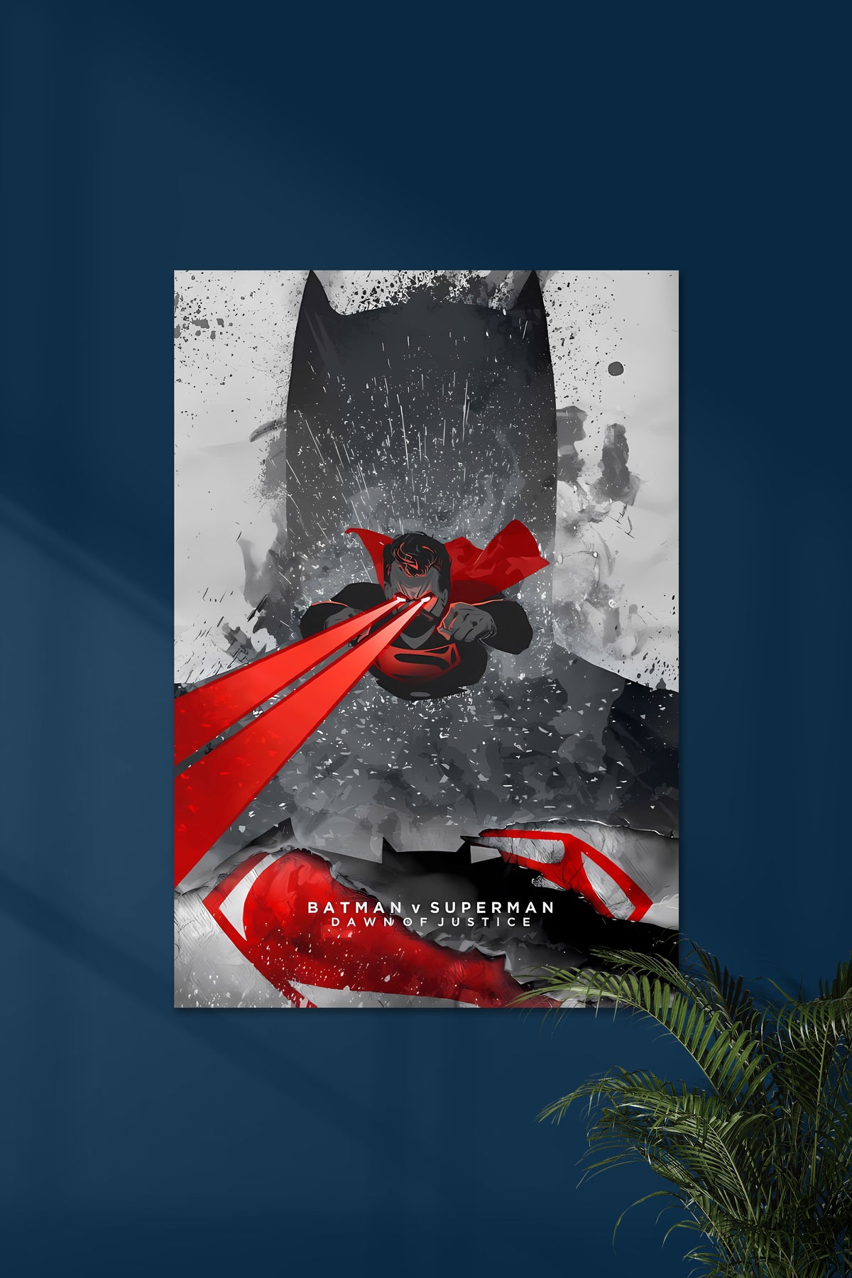 Dark Knight vs Man of Steel | ZS | DCU POSTER - A4
