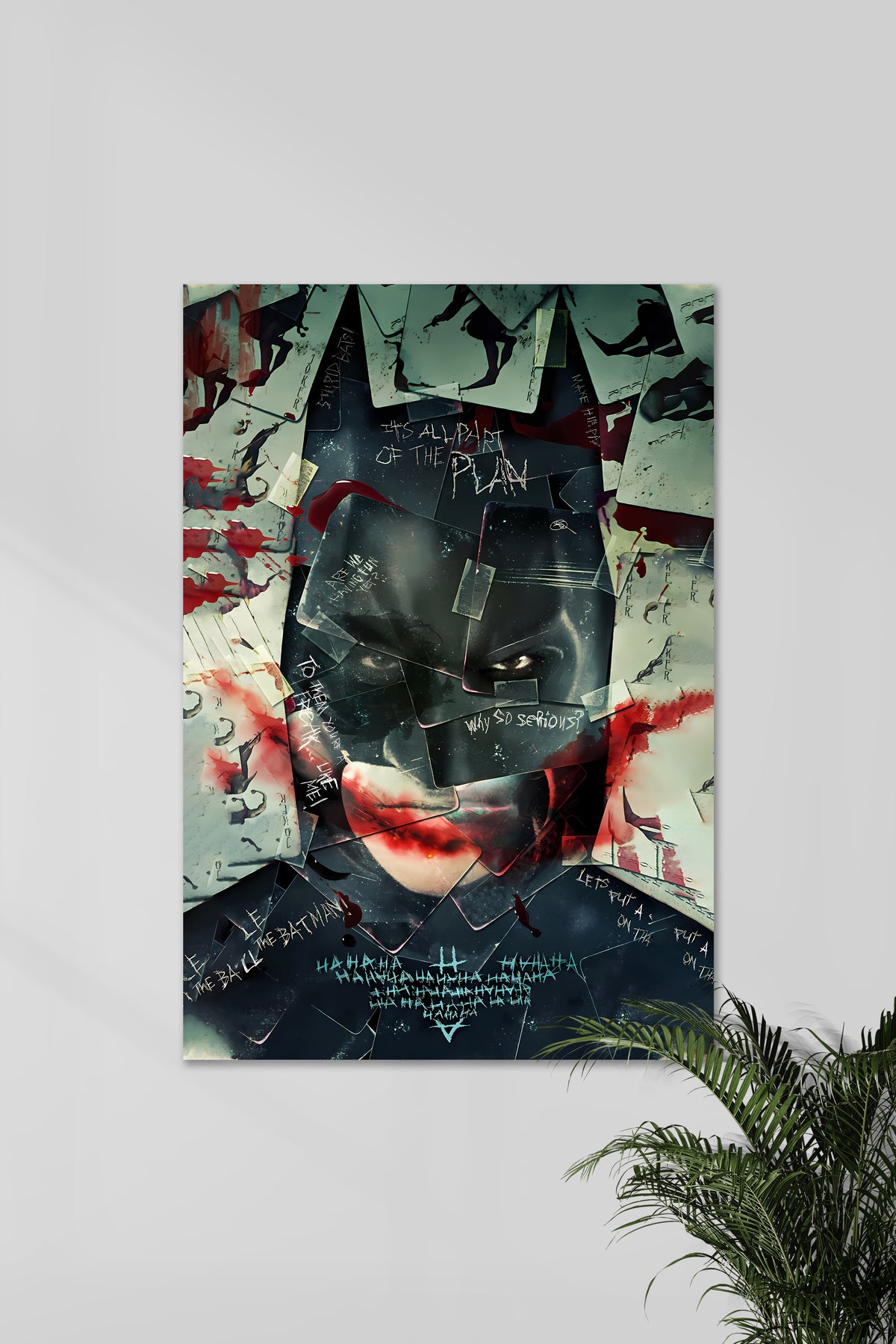 It's All Part Of The Plan | BATMANxJOKER | DCU POSTER - A4