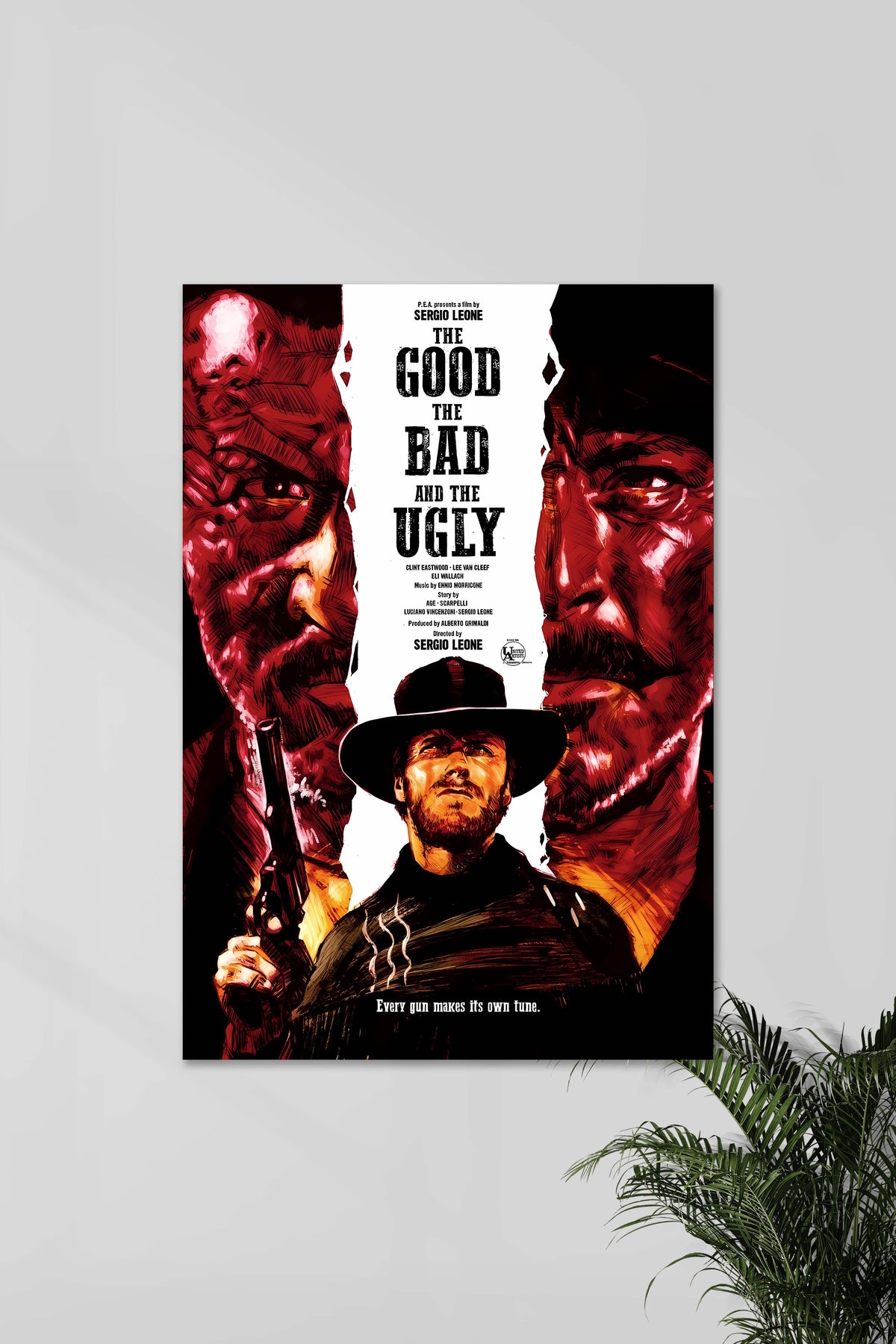 Every Gun Makes its OWN TUNE | The Good the Bad and the Ugly | Cult Movies Poster - A4