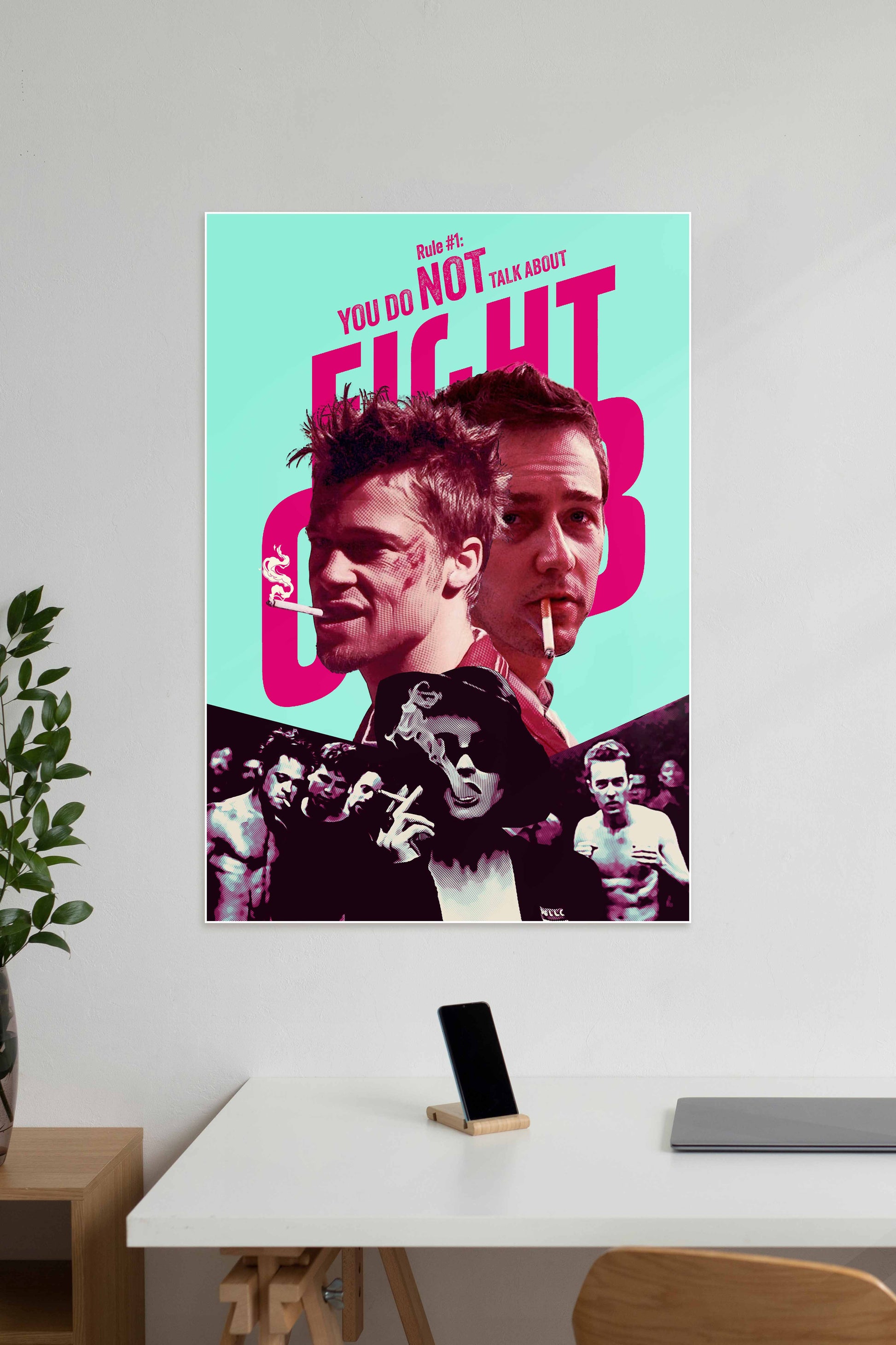 DO NOT TALK ABOUT x FIGHT CLUB | David Fincher | Movie Poster 