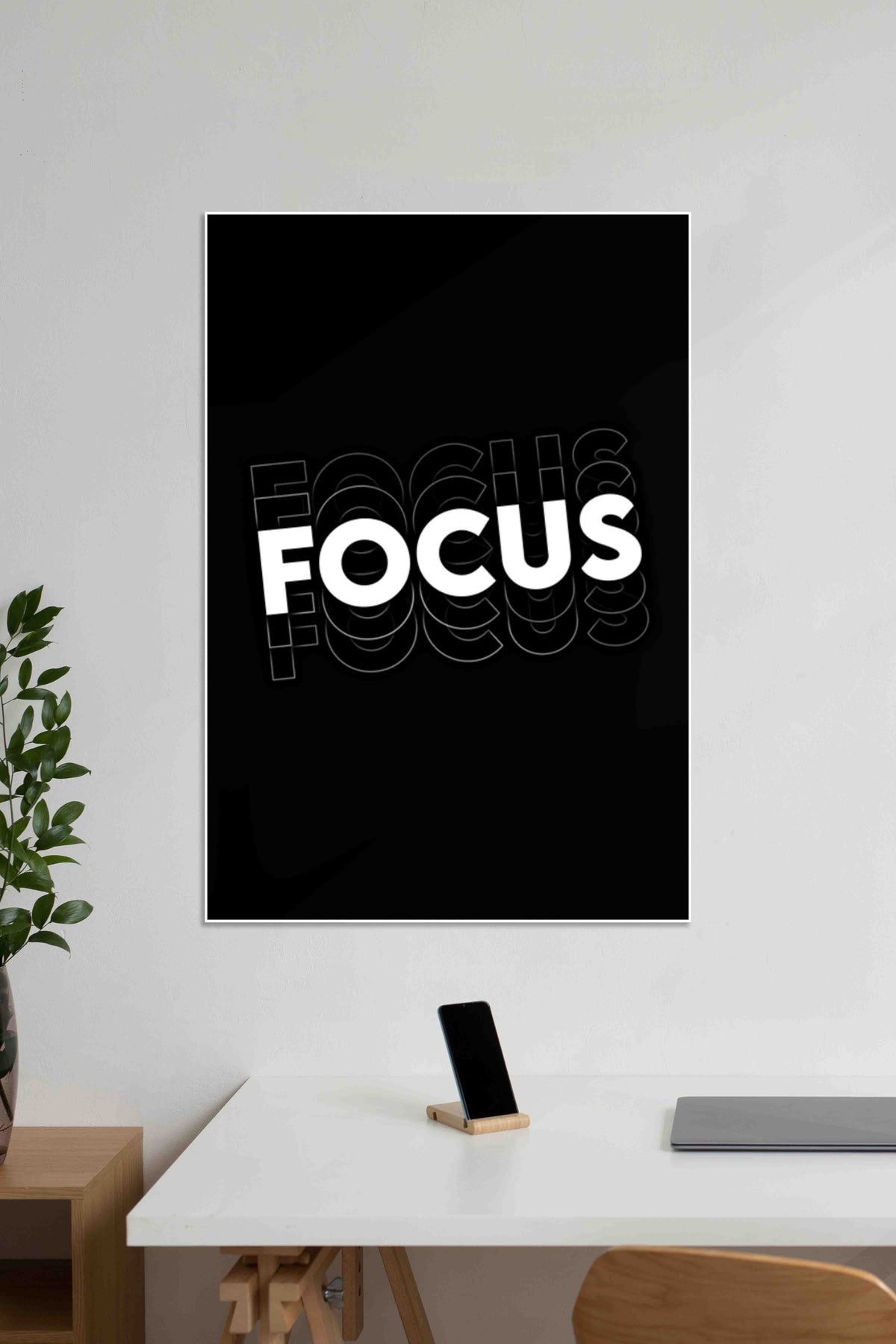 FOCUS #00 | Gym | Motivational Poster - A4