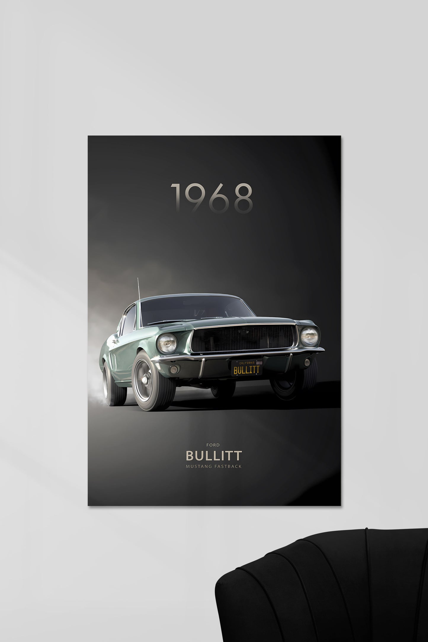 FORD BULLITT | VINTAGE CAR #1 | CAR POSTERS