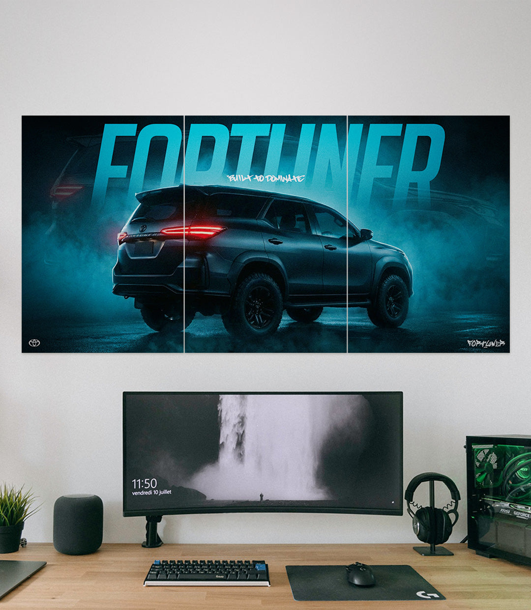 FORTUNER x Build to Dominate | Car Set | 3 Piece Set - A4