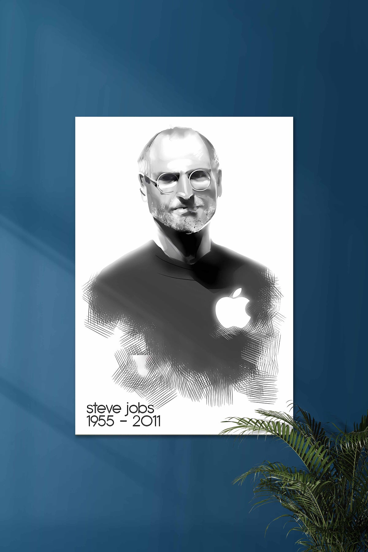 Memorial of Steve Jobs | STEVE JOBS #01 | GENIUS POSTERS - A4