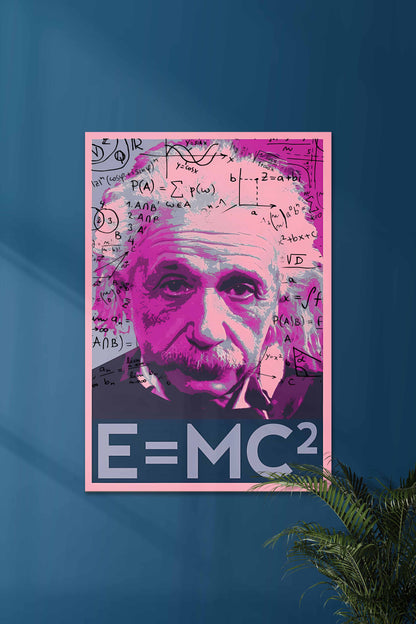 E=mc | ALBERT EINSTEIN #01 | GENIUS POSTERS