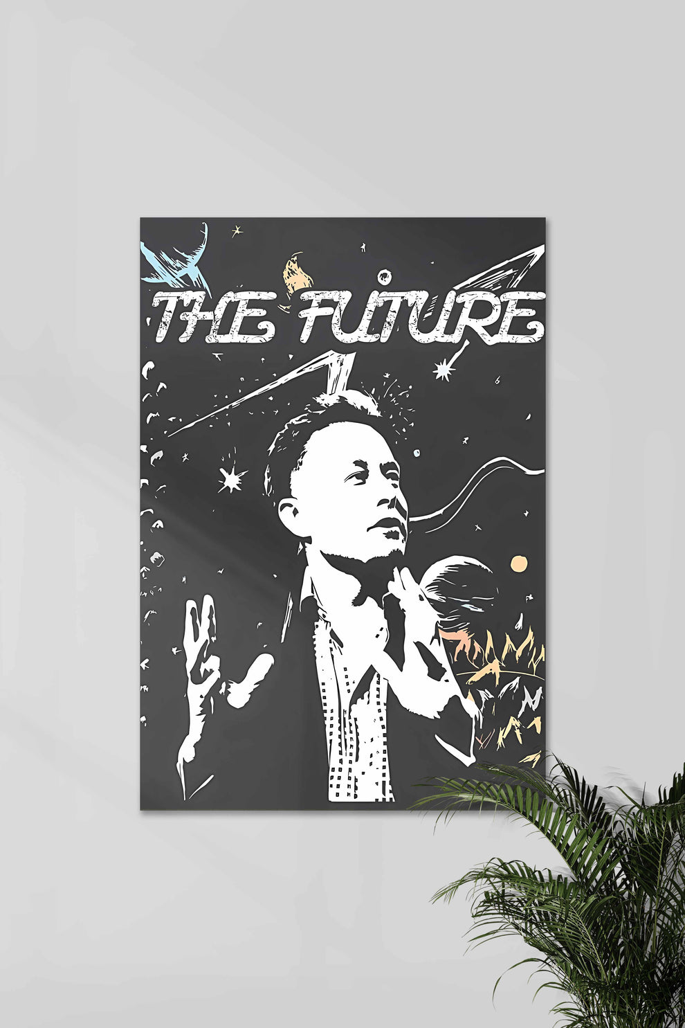 THE FUTURE | Elon Musk #01 | GENIUS POSTERS – Posterized