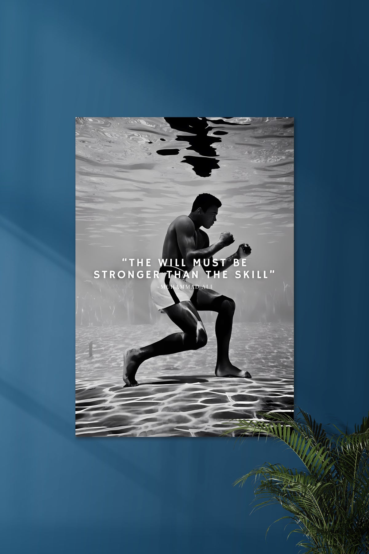 Muhammad Ali Words #00 | Gym Poster - A4
