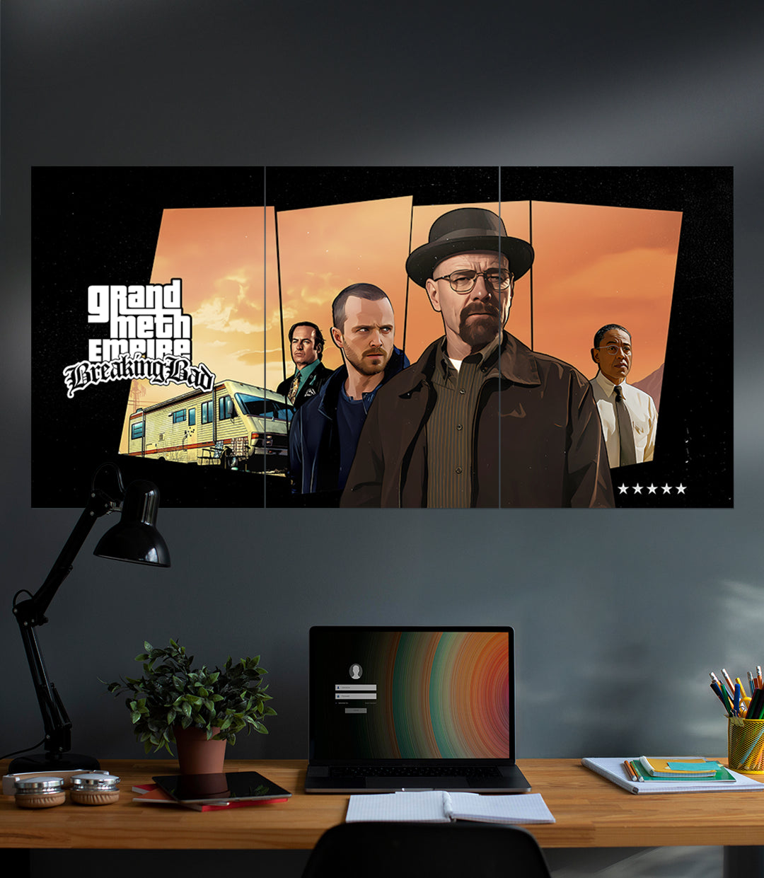 Grand Meth Empire | Breaking Bad Concept Art #01 | 3 Piece Set