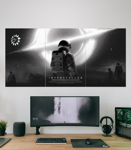 Interstellar | Mankind was born on Earth | Movie | 3 Piece Set