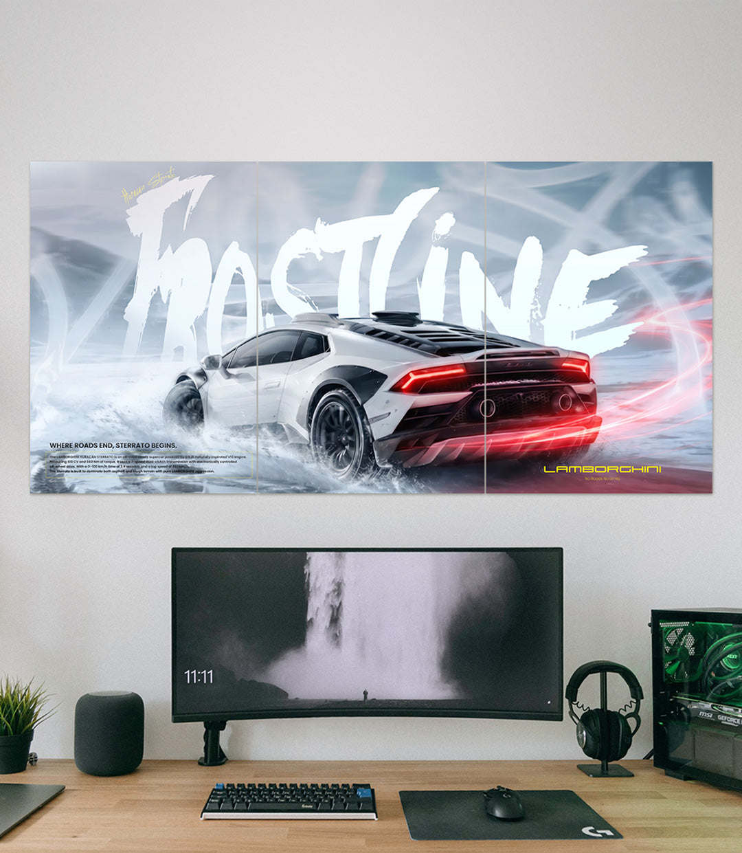 Lamborghini Huracan Sterrato | Frostline Escape | 3 Piece Set - A4
