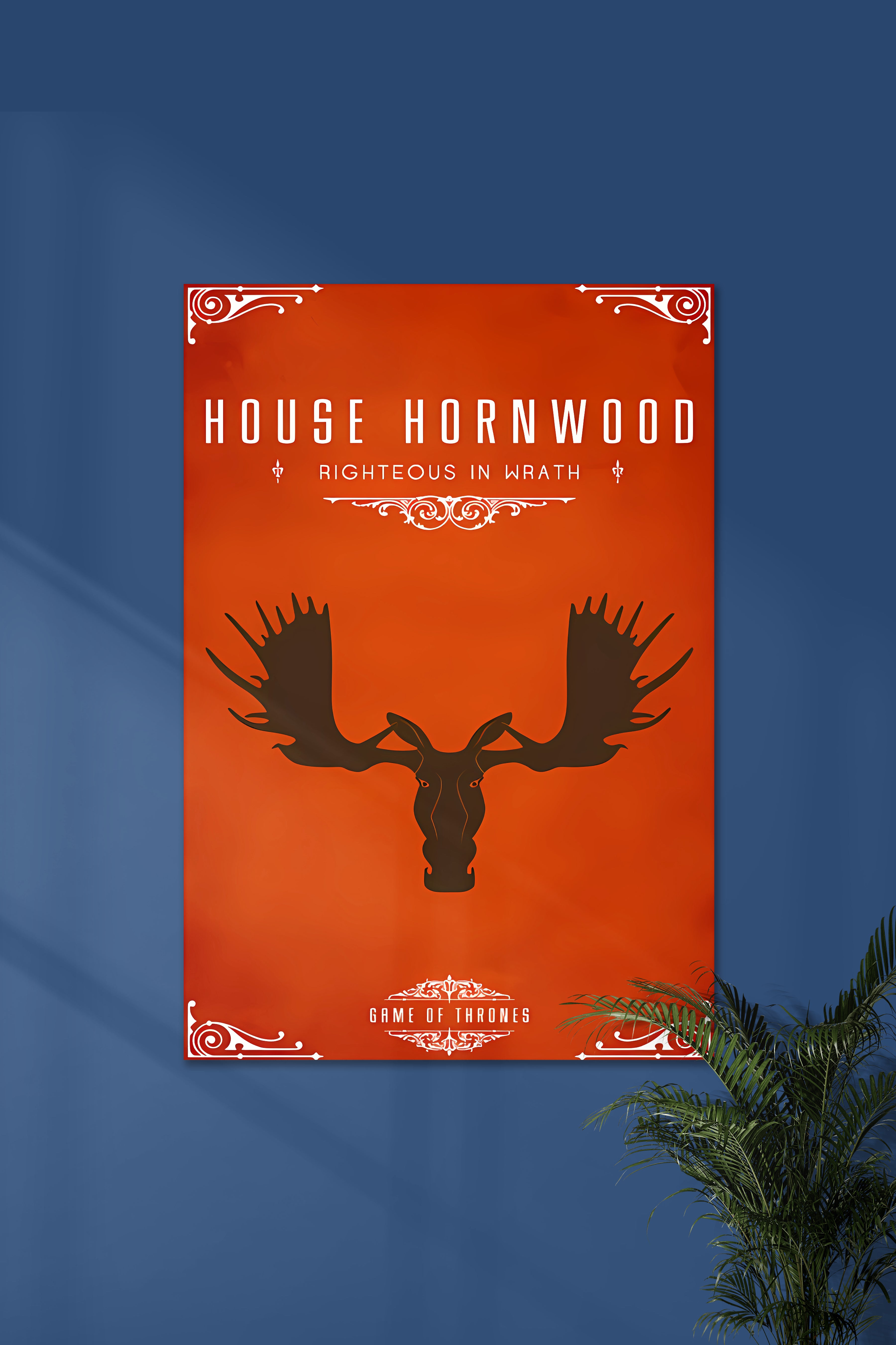 House Hornwood x Game of Thrones GOT02 Series Poster Posterized