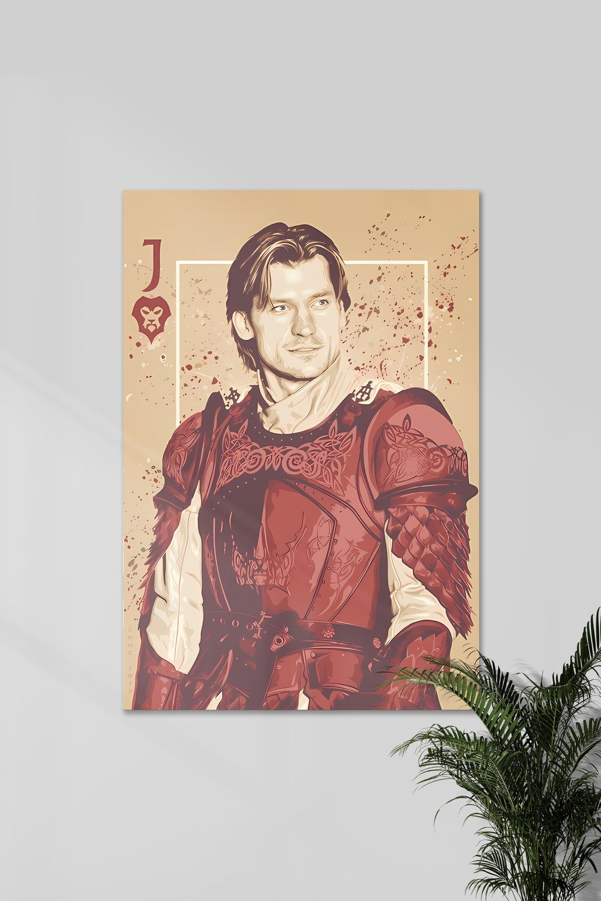 Jaime Lannister Playing Card | GOT#01 | Series Poster - A4