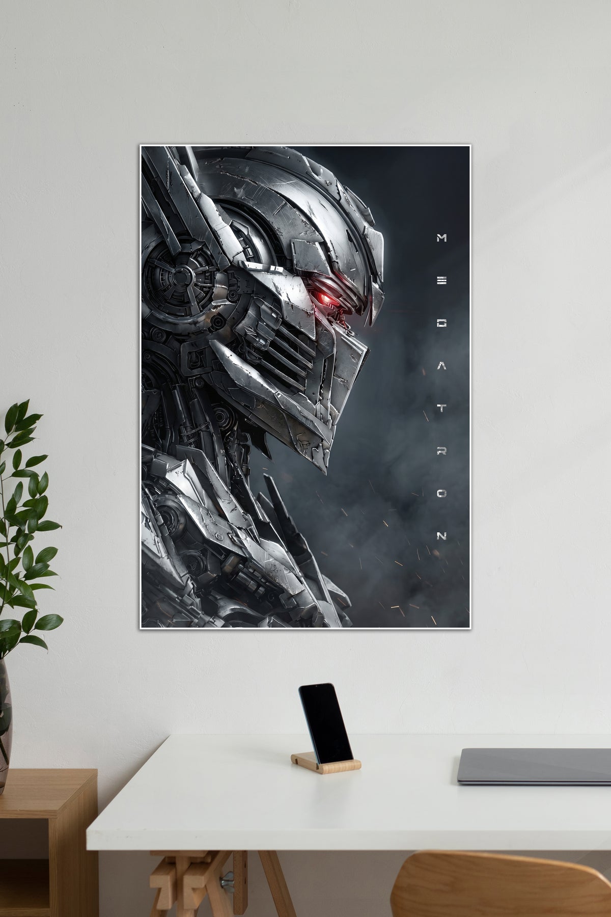 Megatron Cybernetic | Transformers Dark SciFi | Movie Poster - A4