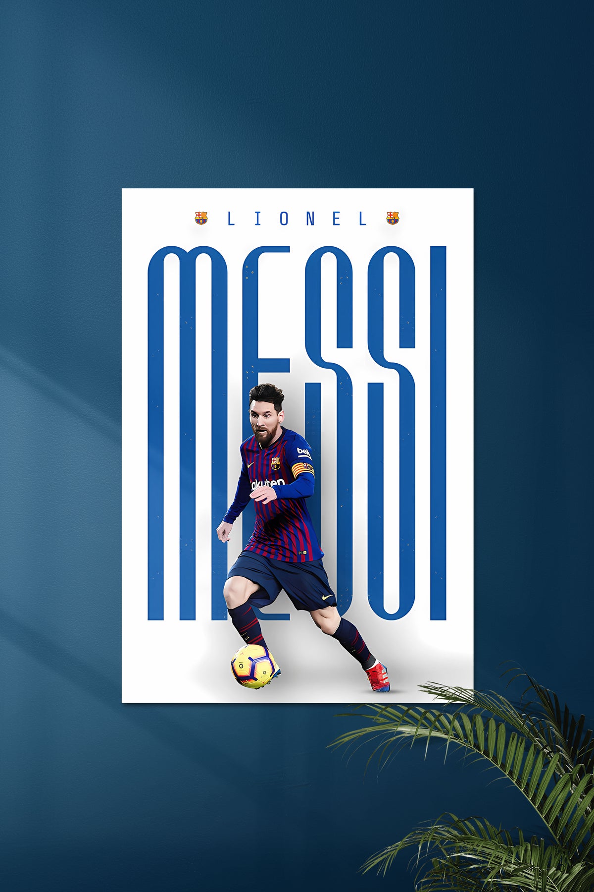 Lionel Messi | Messi #01 | FootBall Poster - A4