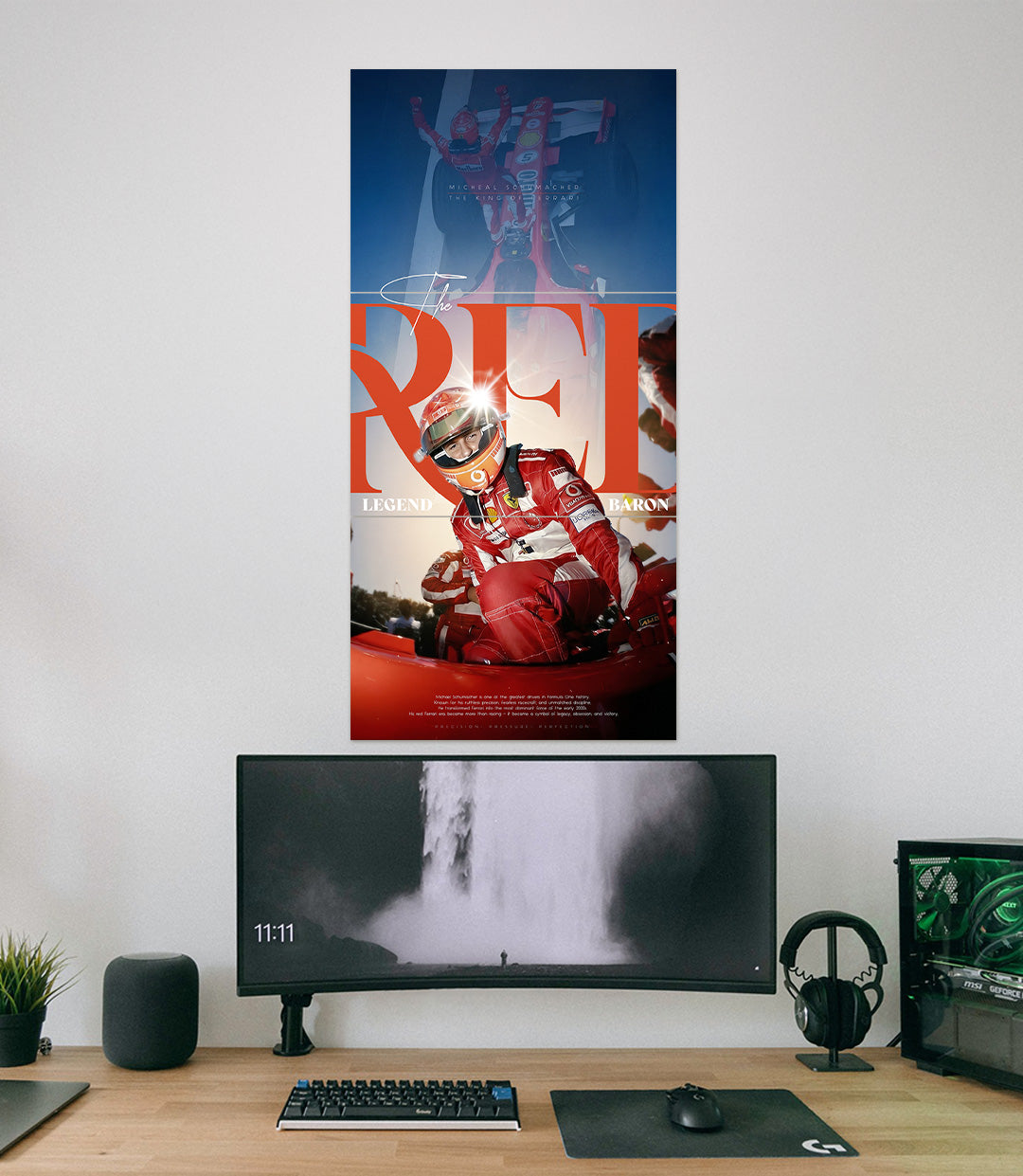 Michael Schumacher | The Red Legend | Formula 1 | 3 Piece Set - A4