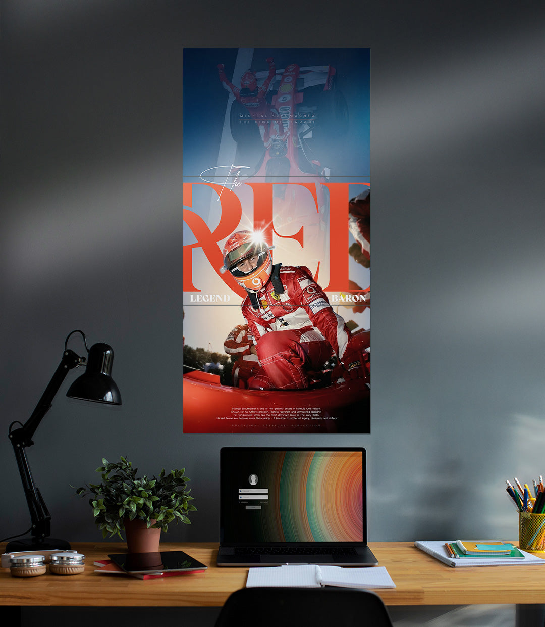 Michael Schumacher | The Red Legend | Formula 1 | 3 Piece Set