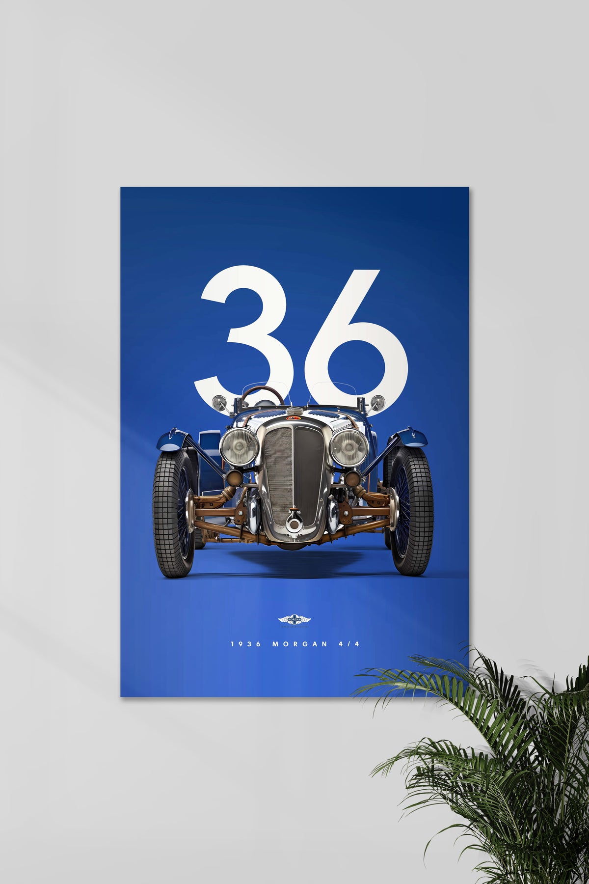 Morgan 1936 | SOLID CARS #00 | CAR POSTERS - A4