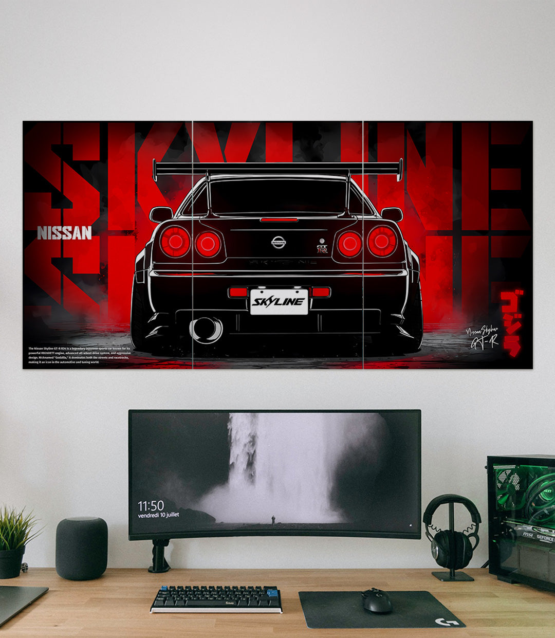 SKYLINE | Nissan GTR | Car Set | 3 Piece Set - A4