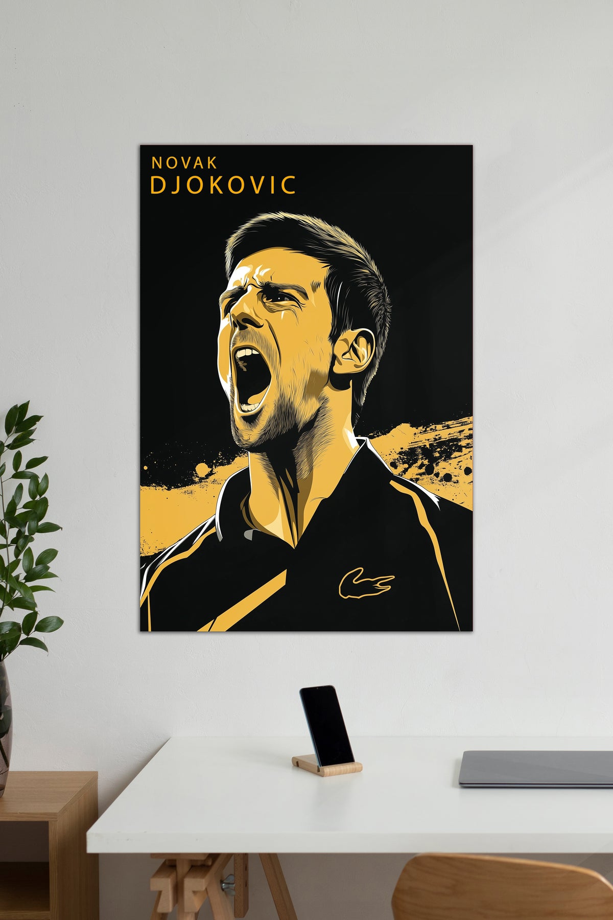NOVAK DJOKOVIC | TENNIS PLAYER | TENNIS POSTER - A4