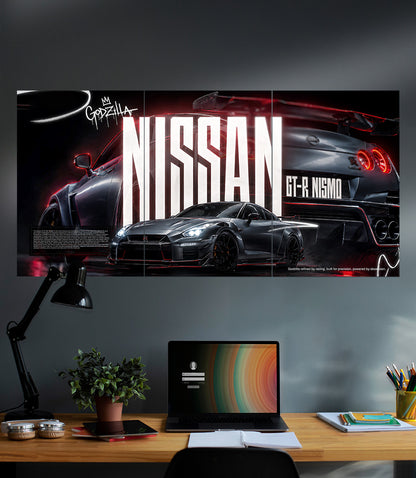 Nissan GTR Nismo | Godzilla Reborn | 3 Piece Set