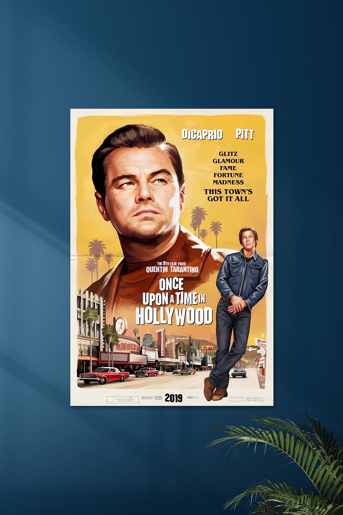 Once Upon a Time in Hollywood | Quentin Tarantino | Movie Poster - A4