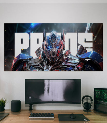 Optimus Prime | Transformers Cinematic wall art | 3 Piece Set