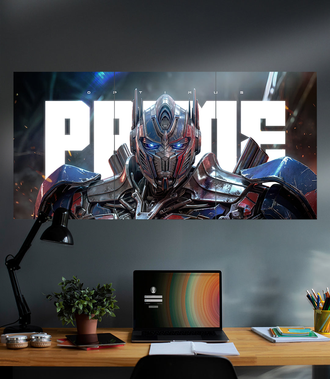 Optimus Prime | Transformers Cinematic wall art | 3 Piece Set