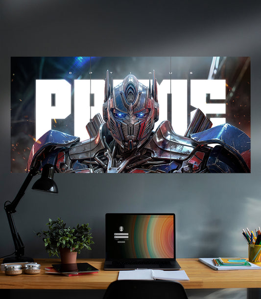 Optimus Prime | Transformers Cinematic wall art | 3 Piece Set