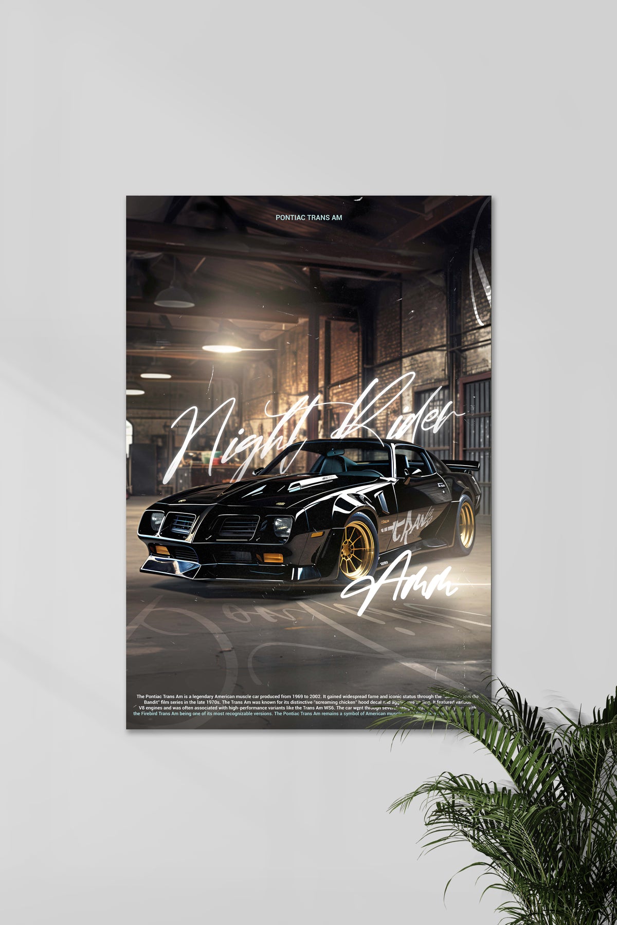 NIGHT RIDER | CONCEPT CARS #05 | CAR POSTERS - A4