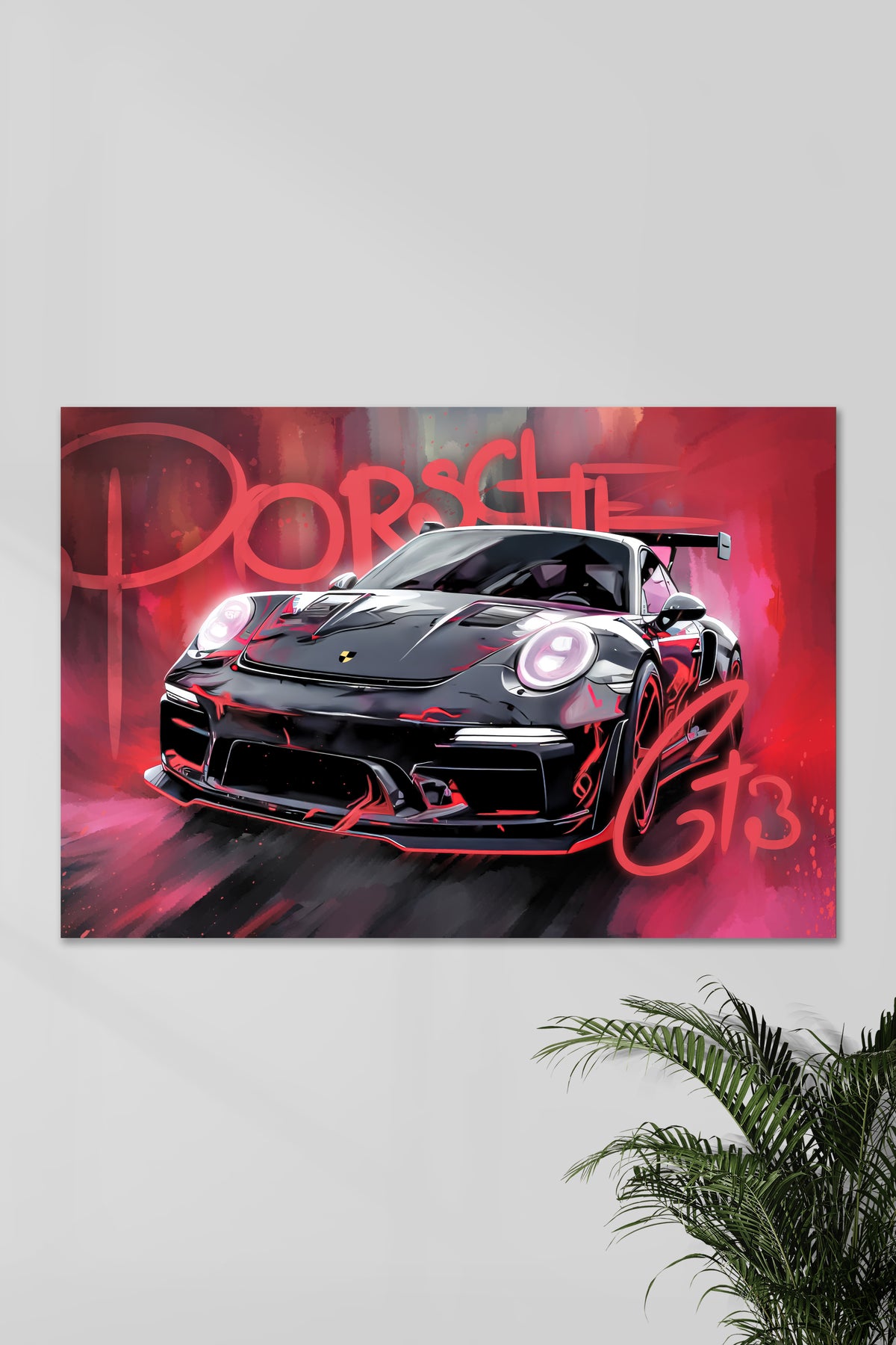 Porsche GT3 | VECTOR CARS #02 | CAR POSTERS - A4