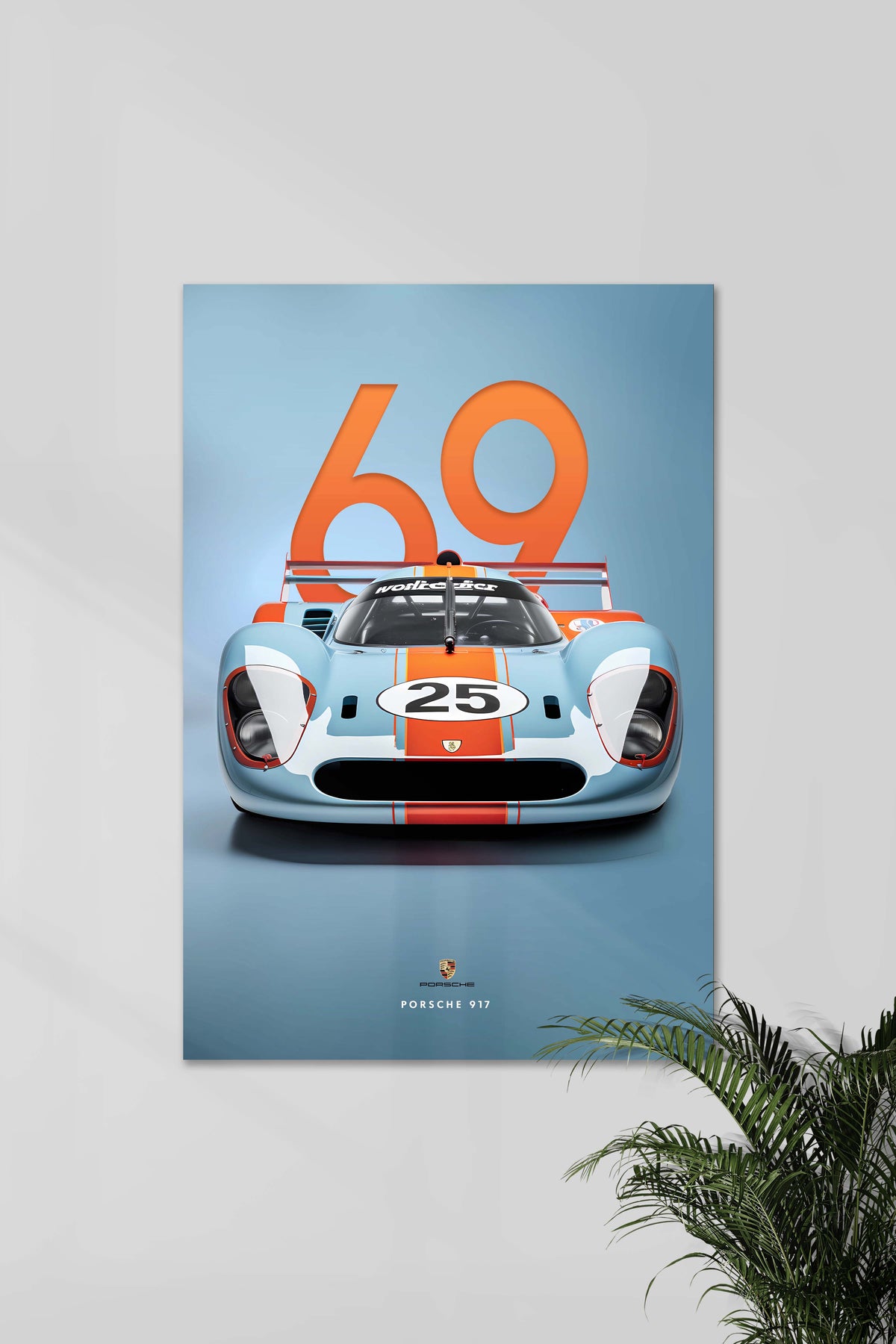 Porsche 917 | SOLID CARS #00 | CAR POSTERS - A4